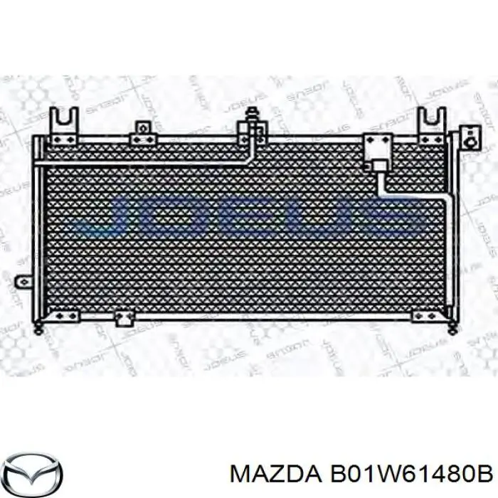 B01W61480B Mazda condensador aire acondicionado