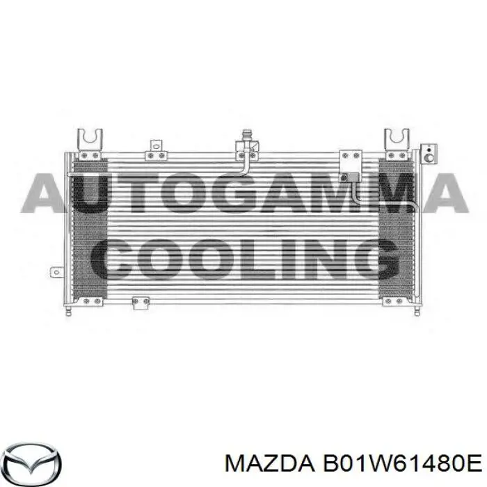 B01W61480E Mazda condensador aire acondicionado