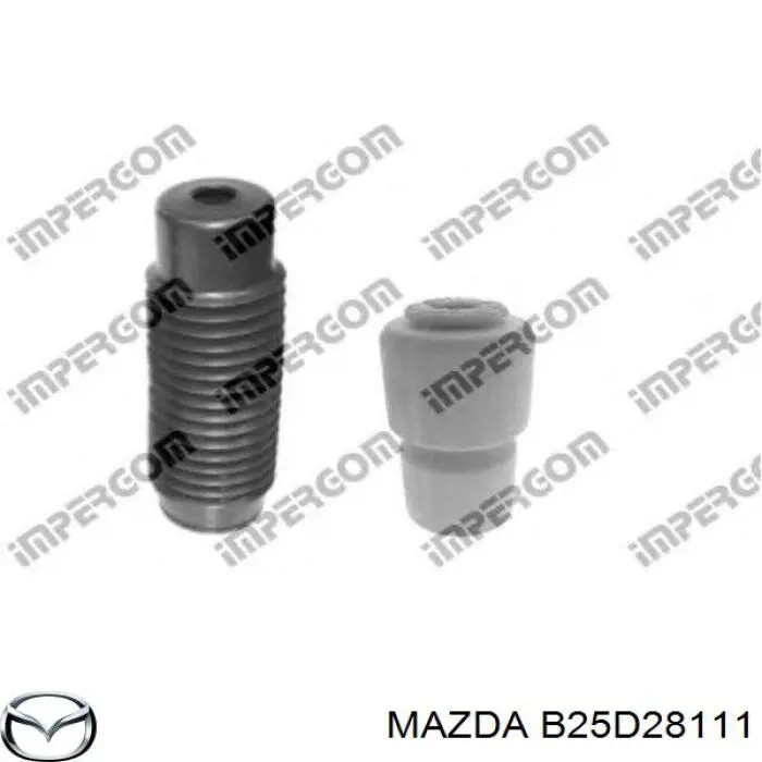 B25D28111 Mazda almohadilla de tope, suspensión trasera