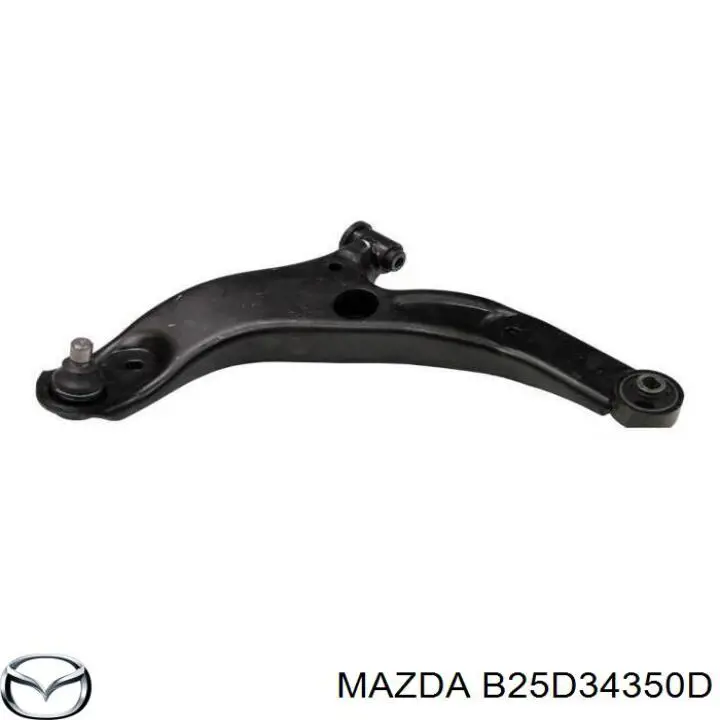 B25D34350D Mazda barra oscilante, suspensión de ruedas delantera, inferior izquierda