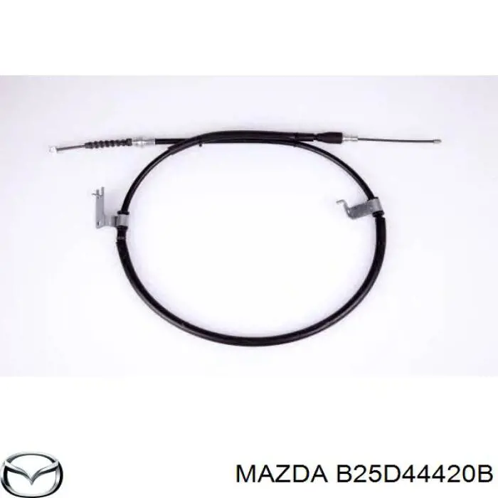 B25D44420B Mazda cable de freno de mano trasero izquierdo