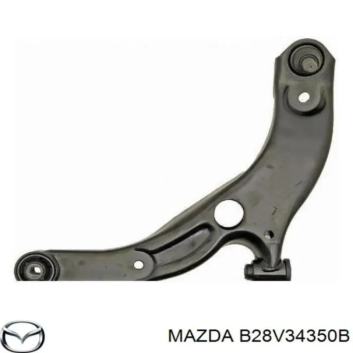 B28V34350B Mazda barra oscilante, suspensión de ruedas delantera, inferior izquierda