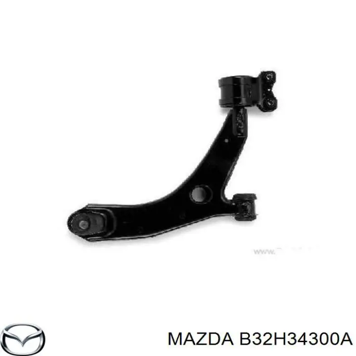 B32H34300A Mazda barra oscilante, suspensión de ruedas delantera, inferior derecha