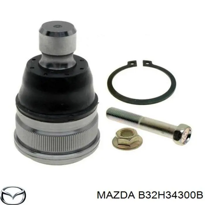 B32H34300B Mazda barra oscilante, suspensión de ruedas delantera, inferior derecha