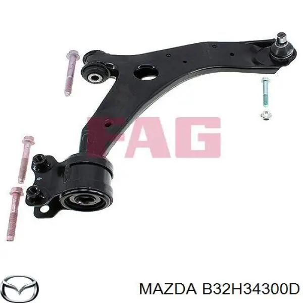 B32H34300D Mazda barra oscilante, suspensión de ruedas delantera, inferior derecha