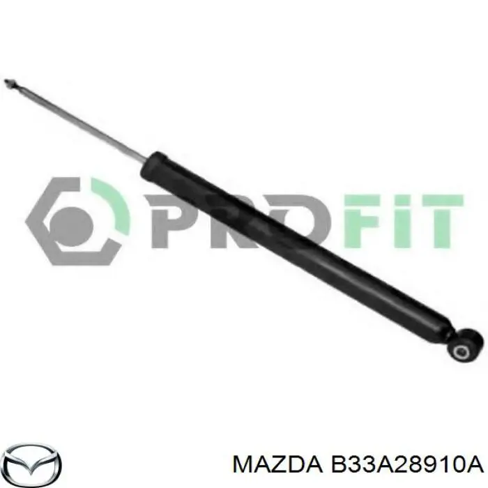 B33A28910A Mazda amortiguador trasero