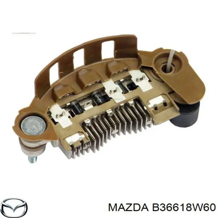 B36618W60 Mazda alternador diodo puente rectificador