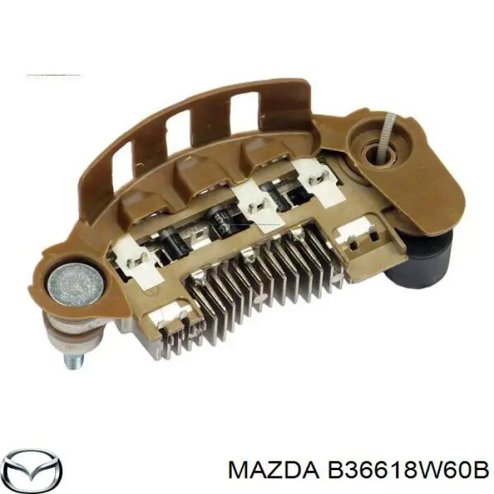 B36618W60B Mazda alternador diodo puente rectificador