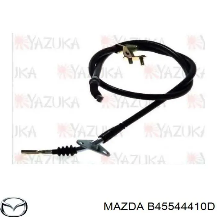 B45544410D Mazda cable de freno de mano trasero derecho