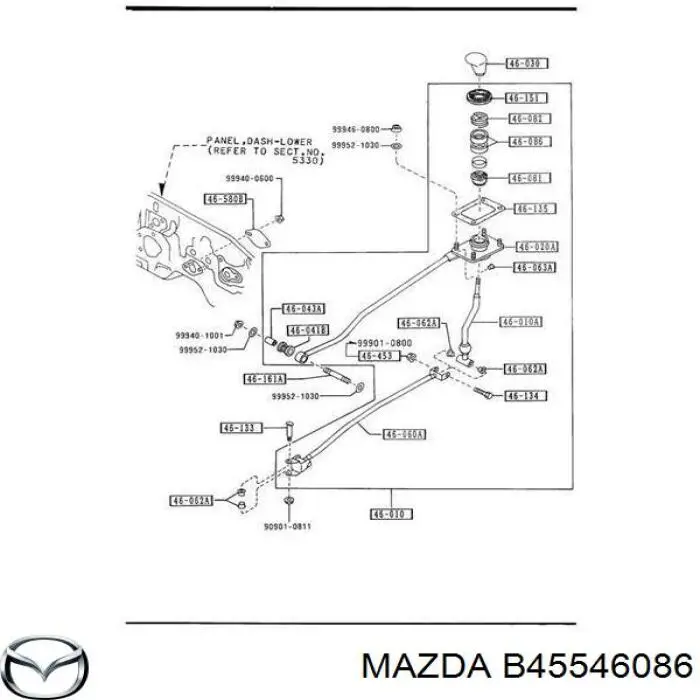  Manguito De Cambio De Marcha (Palanca selectora) para Mazda MX-3 EC