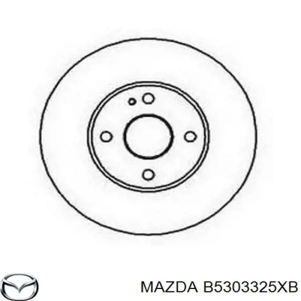 B5303325XB Mazda freno de disco delantero