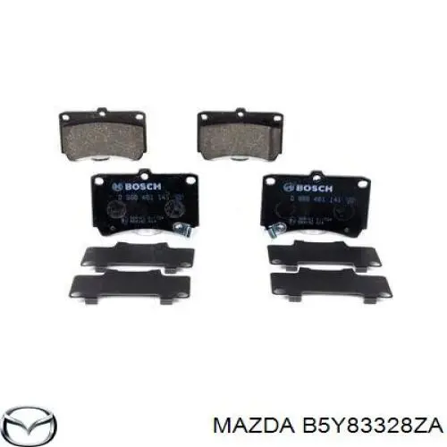 B5Y83328ZA Mazda pastillas de freno delanteras