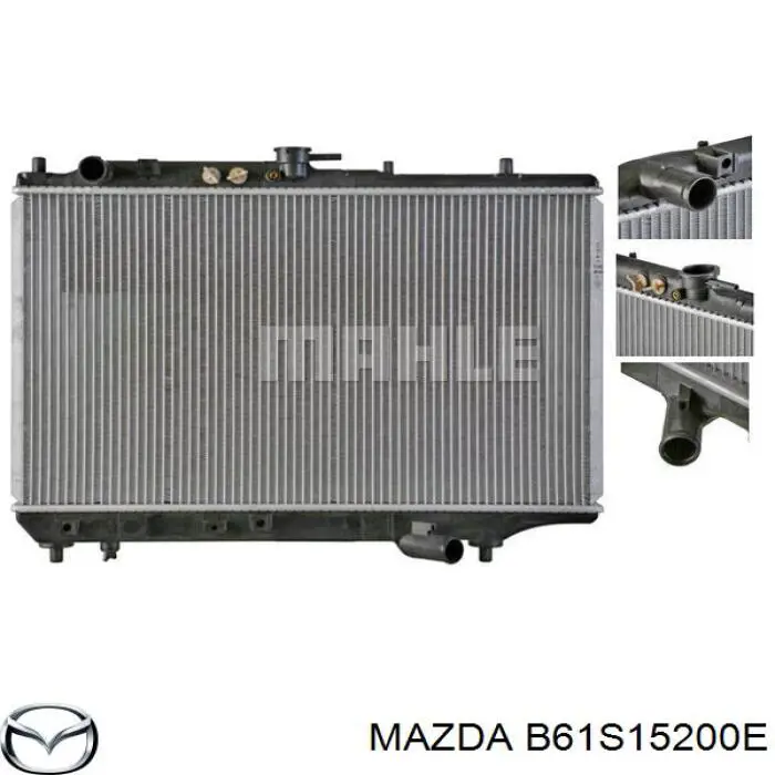 B61S15200E Mazda radiador refrigeración del motor