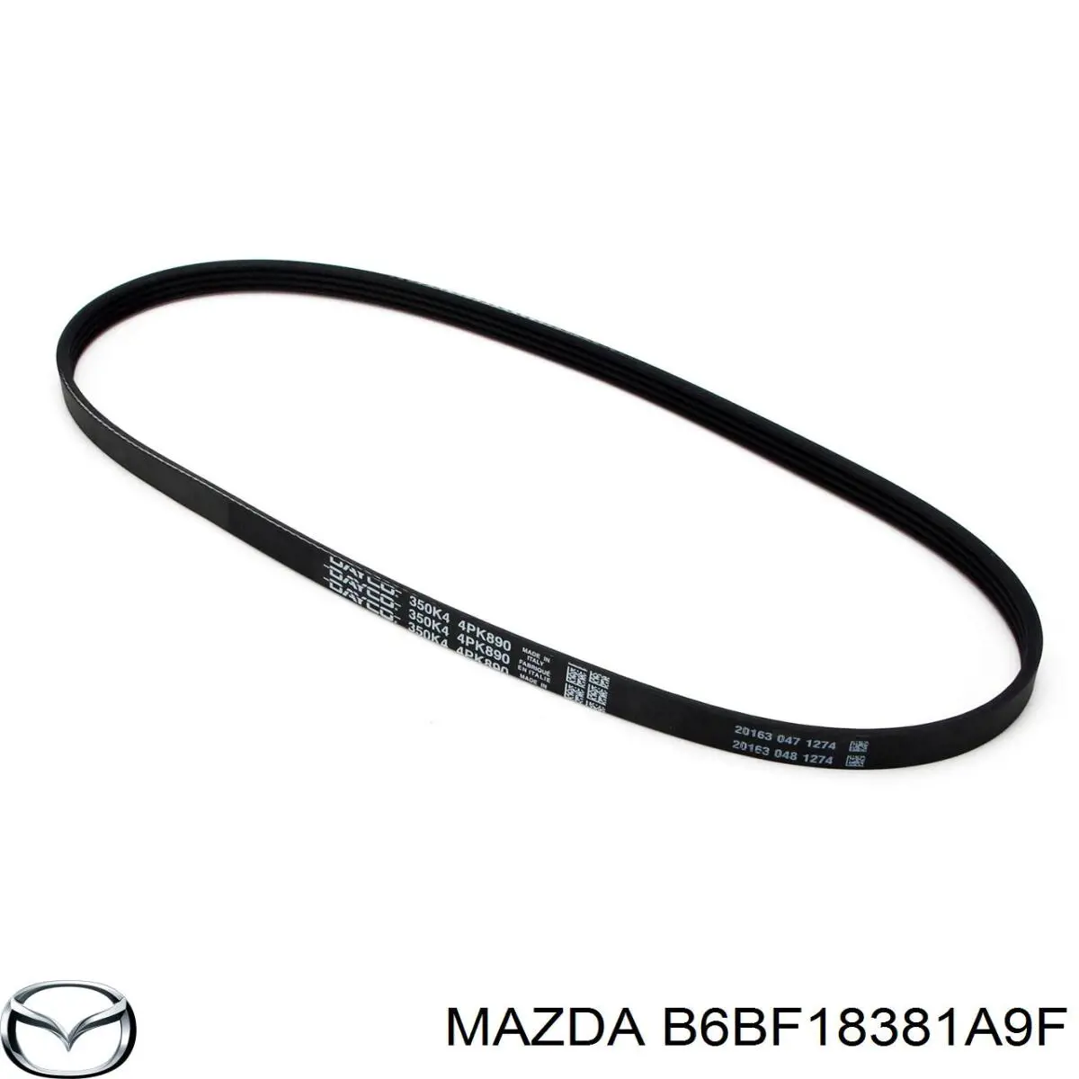 B6BF18381A9F Mazda correa trapezoidal