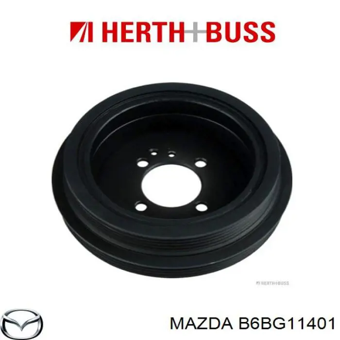  Polea, cigüeñal para Mazda 323 BA