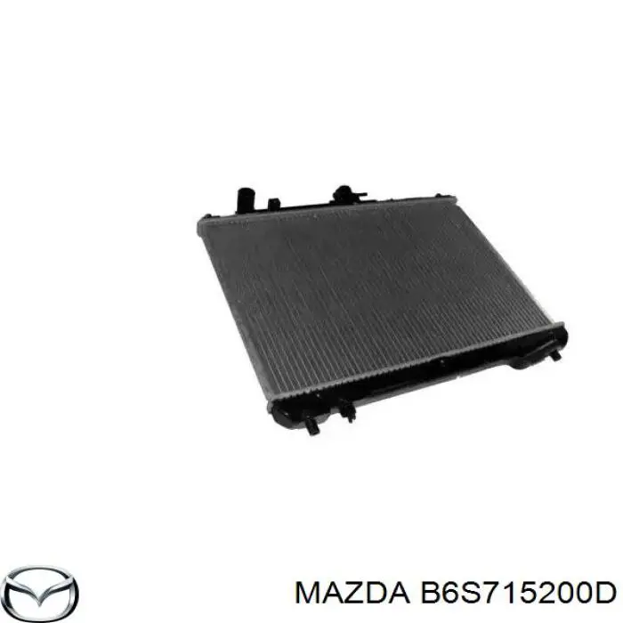 B6S715200D Mazda radiador refrigeración del motor