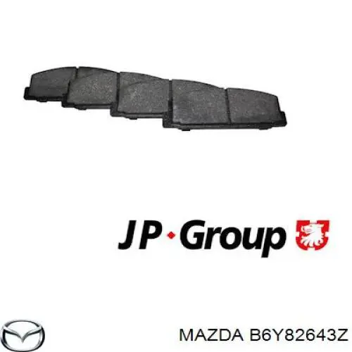 B6Y82643Z Mazda pastillas de freno traseras