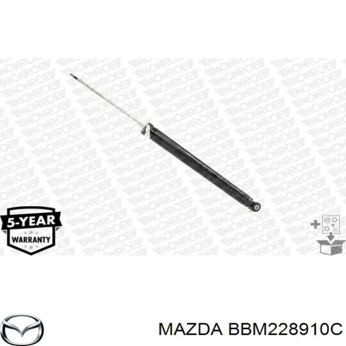 BBM228910C Mazda amortiguador trasero