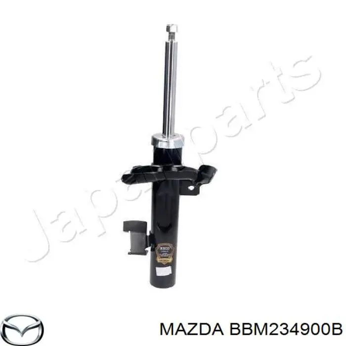 BBM234900B Mazda amortiguador delantero izquierdo