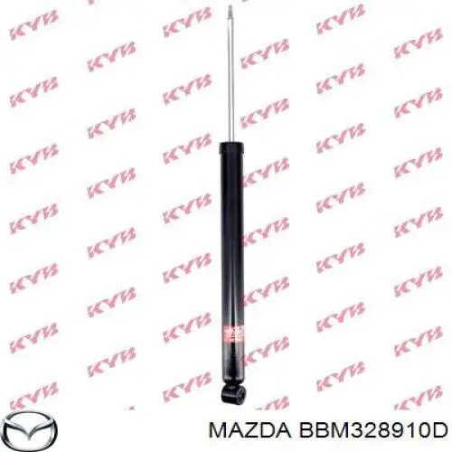 BBM328910D Mazda amortiguador trasero