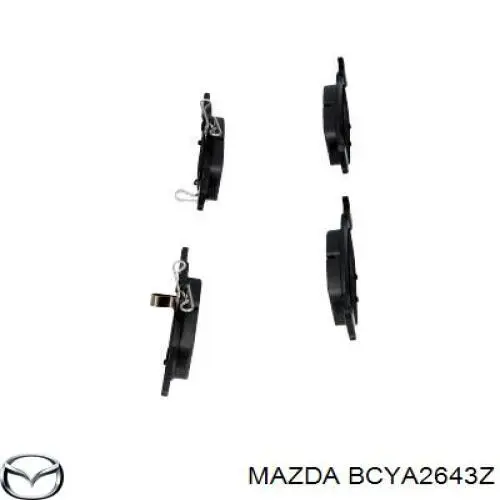  Pastillas de freno traseras para Mazda CX-30 DM