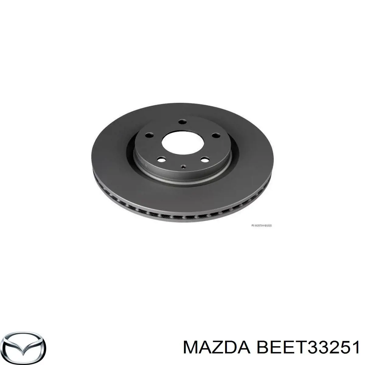 BEET33251 Mazda freno de disco delantero