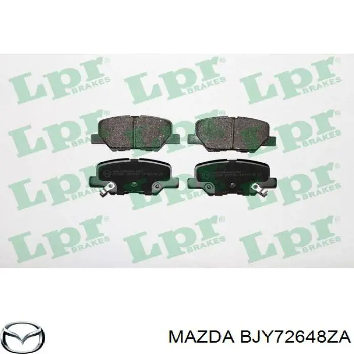 BJY72648ZA Mazda pastillas de freno traseras