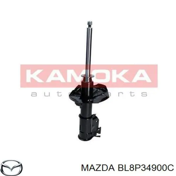 BL8P34900C Mazda amortiguador delantero izquierdo