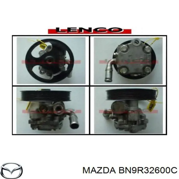  Bomba hidráulica de dirección para Mazda 3 BK12