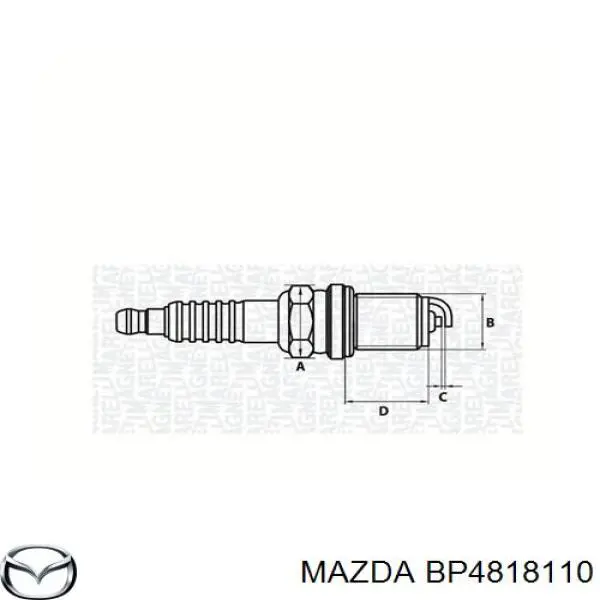 BP4818110 Mazda bujía de encendido