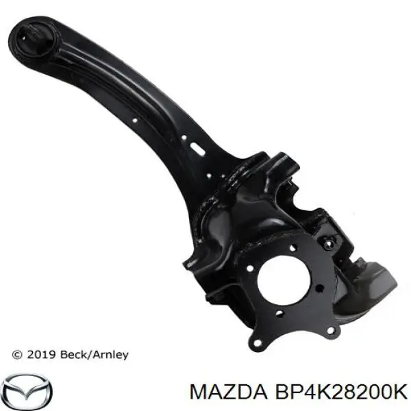 BP4K28200K Mazda mangueta trasera derecha (suspension)