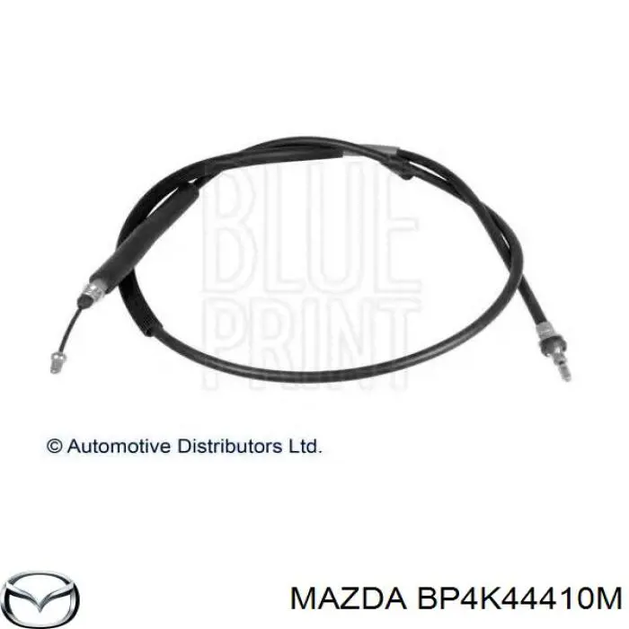 BP4K44410M Mazda cable de freno de mano trasero derecho