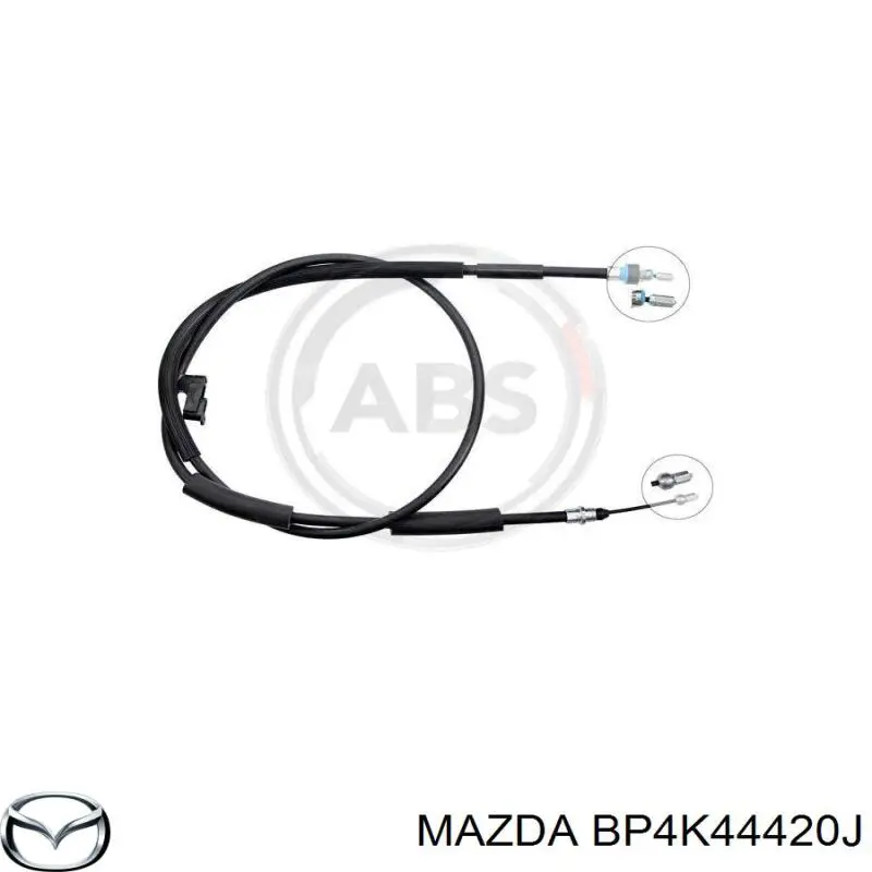 BP4K44420J Mazda cable de freno de mano trasero izquierdo