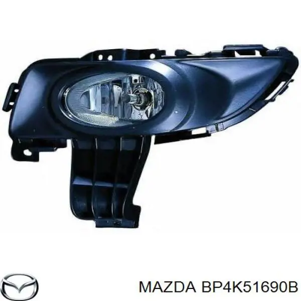 BP4K51690B Mazda faro antiniebla izquierdo