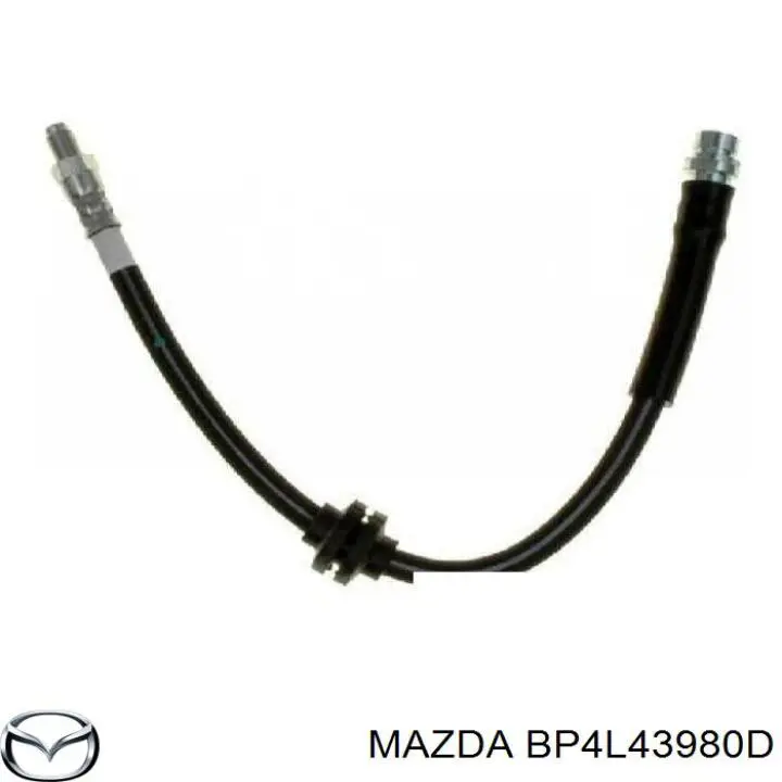 BP4L43980D Mazda tubo flexible de frenos trasero