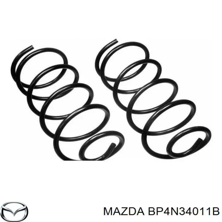 BP4N34011B Mazda muelle de suspensión eje delantero