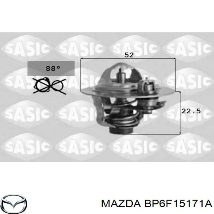 BP6F15171A Mazda termostato, refrigerante