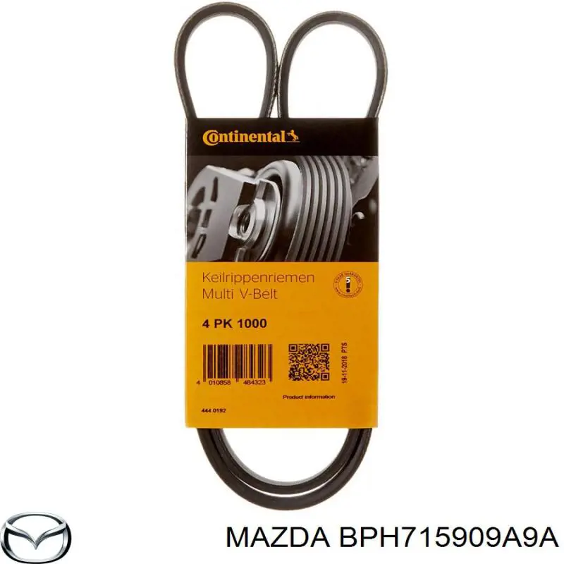 BPH715909A9A Mazda correa trapezoidal