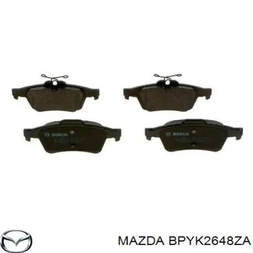 BPYK2648ZA Mazda pastillas de freno traseras