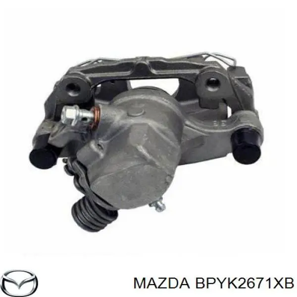 BPYK2671XB Mazda pinza de freno trasera izquierda