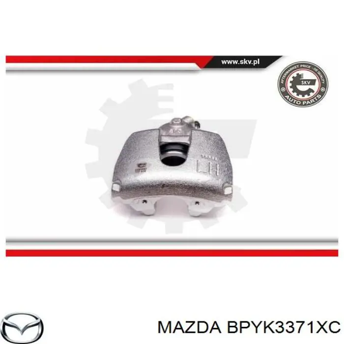 BPYK3371XC Mazda pinza de freno delantera izquierda