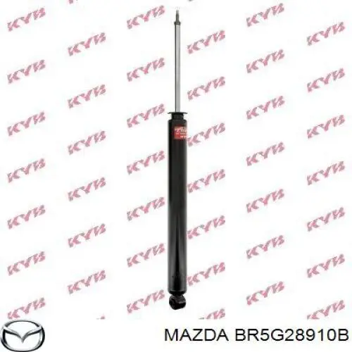 BR5G28910B Mazda amortiguador trasero