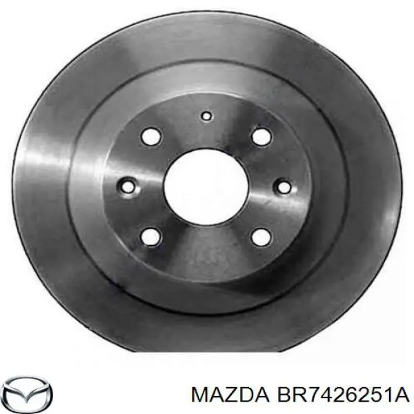 BR7426251A Mazda disco de freno trasero