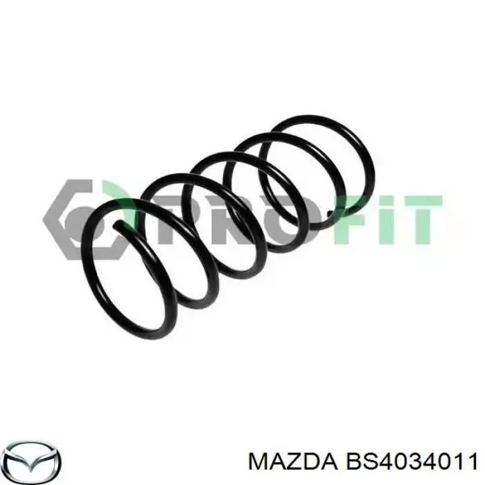 BS4034011 Mazda muelle de suspensión eje delantero