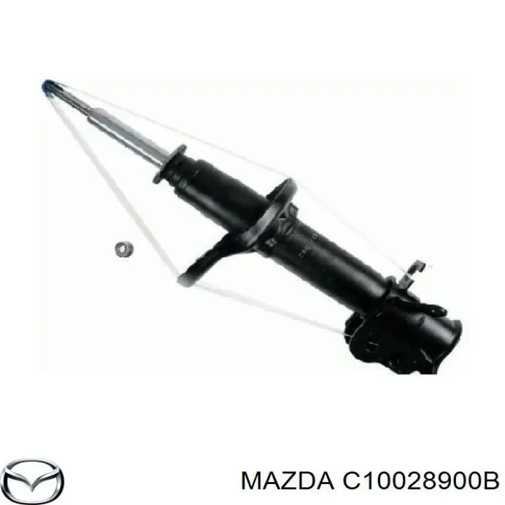 C10028900B Mazda amortiguador trasero izquierdo