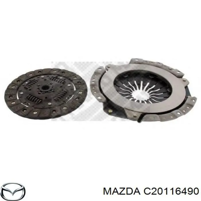 C20116490 Mazda kit de embrague (3 partes)