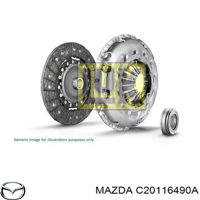 C20116490A Mazda kit de embrague (3 partes)