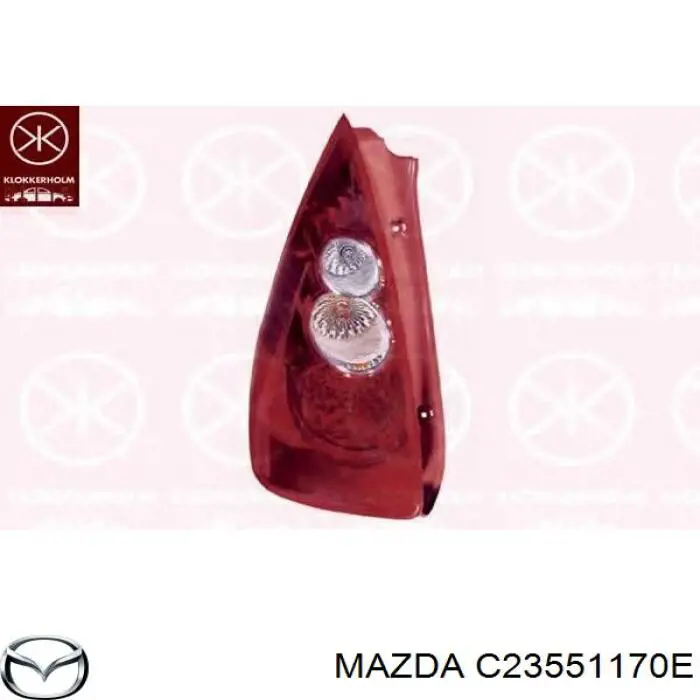 C23551170E Mazda piloto posterior derecho