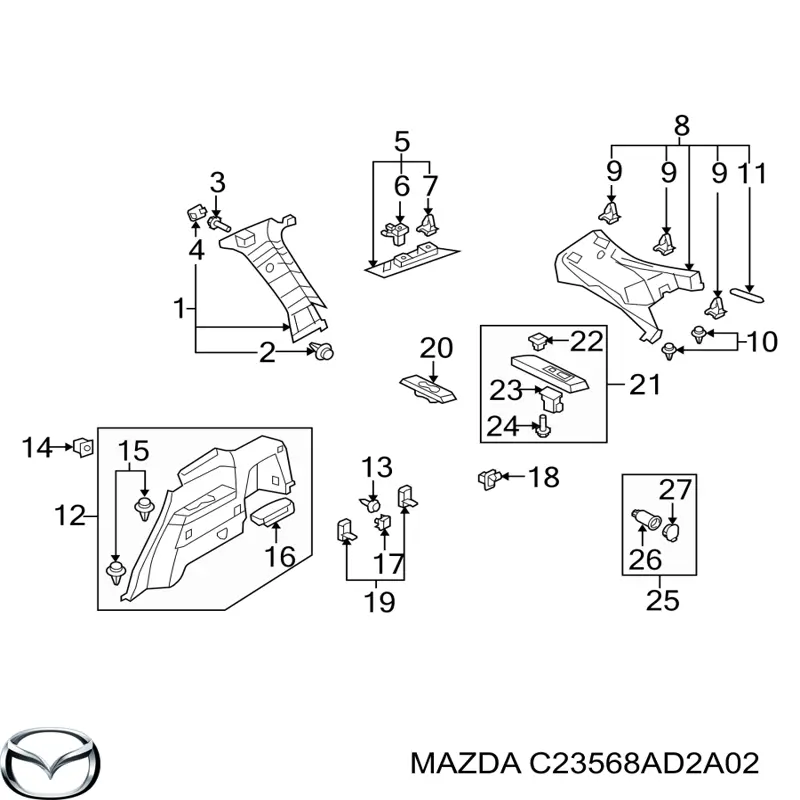 C23568AD2A02 Mazda 