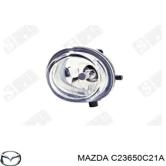 C23650C21A Mazda faro antiniebla derecho